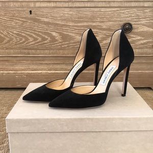 Jimmy Choo velvet pumps